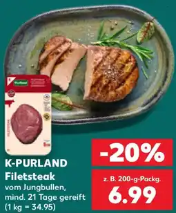 Kaufland K-PURLAND Filetsteak Angebot