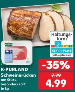 Kaufland K-PURLAND Schweinerücken Angebot