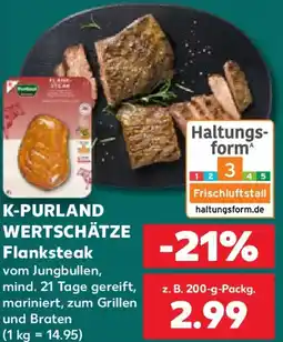 Kaufland K-PURLAND WERTSCHÄTZTE Flanksteak Angebot