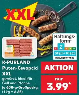 Kaufland K-PURLAND Puten-Cevapcici XXL Angebot