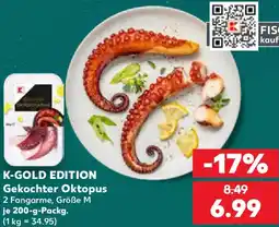 Kaufland K-GOLD EDITION Gekochter Oktopus Angebot