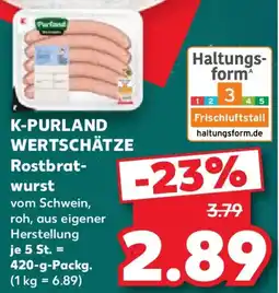 Kaufland K-PURLAND WERTSCHÄTZE Rostbratwurst Angebot