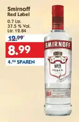 Hol'ab Getränkemarkt Smirnoff Red Label Angebot
