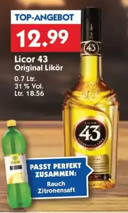 Hol'ab Getränkemarkt Licor 43 Original Likör Angebot