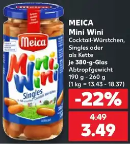 Kaufland Meica Mini Wini Angebot