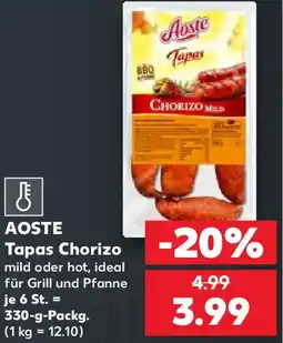 Kaufland Aoste Tapas Chorizo Angebot