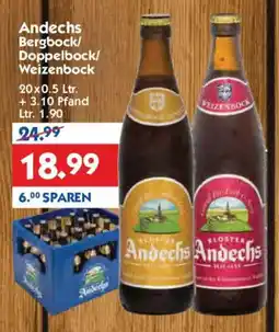Hol'ab Getränkemarkt Andechs Bergbock/Doppelbock/Weizenbock Angebot