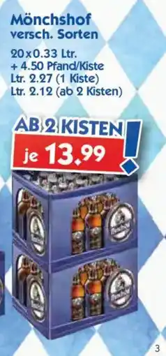 Hol'ab Getränkemarkt Mönchshof Angebot