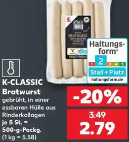 Kaufland K-CLASSIC Bratwurst Angebot