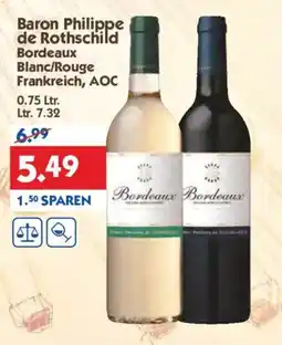 Hol'ab Getränkemarkt Baron Philippe de Rothschild Bordeaux Blanc/Rouge Angebot