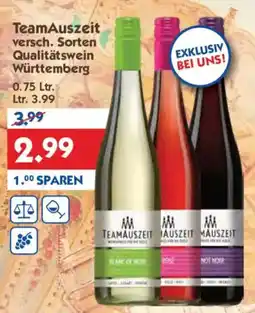 Hol'ab Getränkemarkt TeamAuszeit Qualitätswein Angebot