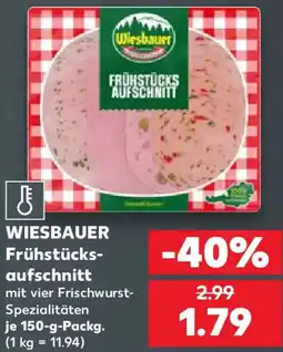 Kaufland WIESBAUER Frühstücksaufschnitt Angebot