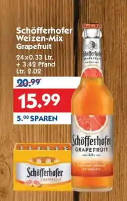 Hol'ab Getränkemarkt Schöfferhofer Weizen-Mix Grapefruit Angebot