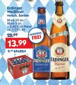 Hol'ab Getränkemarkt Erdinger Weißbier Angebot