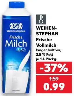 Kaufland WEIHENSTEPHAN Frische Vollmilch Angebot
