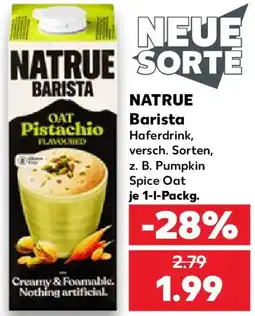 Kaufland NATRUE Barista Haferdrink Angebot