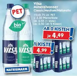 Hol'ab Getränkemarkt Vilsa Mineralwasser Classic/Medium/Naturelle Angebot