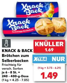 Kaufland Knack & Back Brötchen zum Selberbacken Angebot
