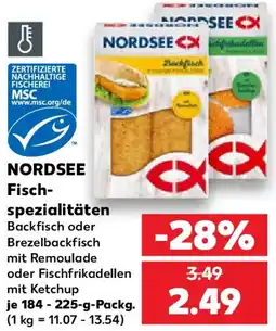 Kaufland NORDSEE Fischspezialitäten Angebot