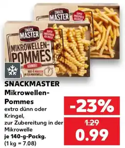 Kaufland SNACKMASTER Mikrowellen-Pommes Angebot
