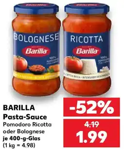 Kaufland BARILLA Pasta-Sauce Angebot