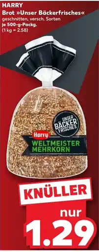 Kaufland Harry Brot Unser Bäckerfrisches Angebot