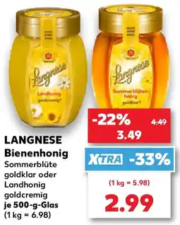 Kaufland LANGNESE Bienenhonig Angebot