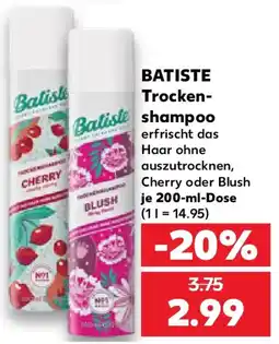 Kaufland BATISTE Trockenshampoo Angebot