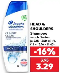 Kaufland HEAD & SHOULDERS Shampoo Angebot