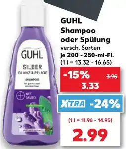 Kaufland GUHL Shampoo oder Spülung Angebot