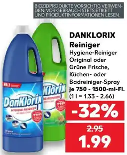 Kaufland DANKLORIX Reiniger Angebot