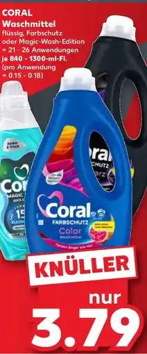 Kaufland Coral Waschmittel Angebot