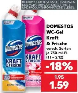 Kaufland DOMESTOS WC-Gel Kraft & Frische Angebot