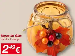 KiK Kerze im Glas Angebot