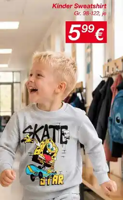 KiK Kinder Sweatshirt Angebot