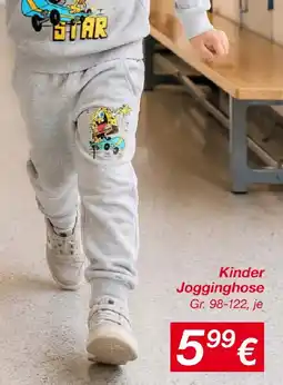 KiK Kinder Jogginghose Angebot