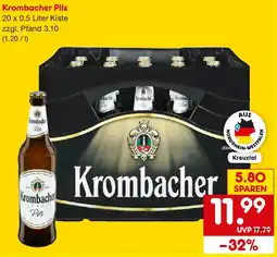 Netto Getränke Discount Krombacher Pils Angebot