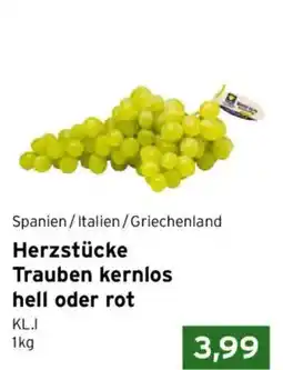 CAP Markt Herzstücke Trauben kernlos Angebot