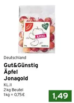 CAP Markt Gut&Günstig Äpfel Jonagold Angebot