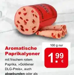 CAP Markt Aromatische Paprikalyoner Angebot