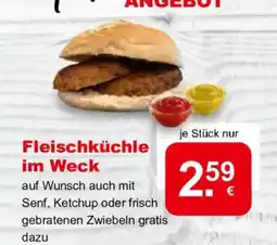 CAP Markt Fleischküchle im Weck Angebot