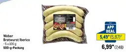 METRO Weber Bratwurst Iberico Angebot