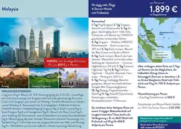 ALDI Nord Reisen Malaysia Angebot