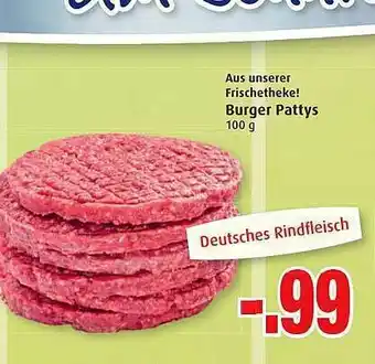 Markant Aus Unserer Frischetheke! Burger Pattys Angebot