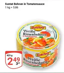 Globus Suntat Bohnen in Tomatensauce Angebot