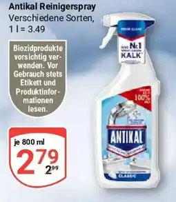 Globus Antikal Reinigerspray Angebot