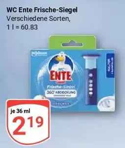 Globus WC Ente Frische-Siegel Angebot