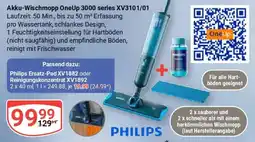 Globus PHILIPS Akku-Wischmopp OneUp 3000 series XV3101/01 Angebot