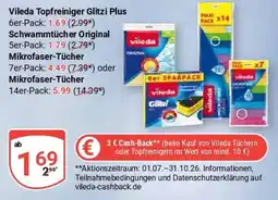 Globus Vileda Topfreiniger Glitzi Plus Angebot
