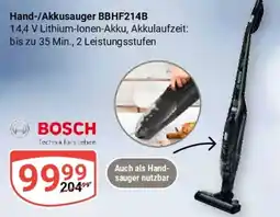 Globus Hand-/Akkusauger BBHF214B Angebot